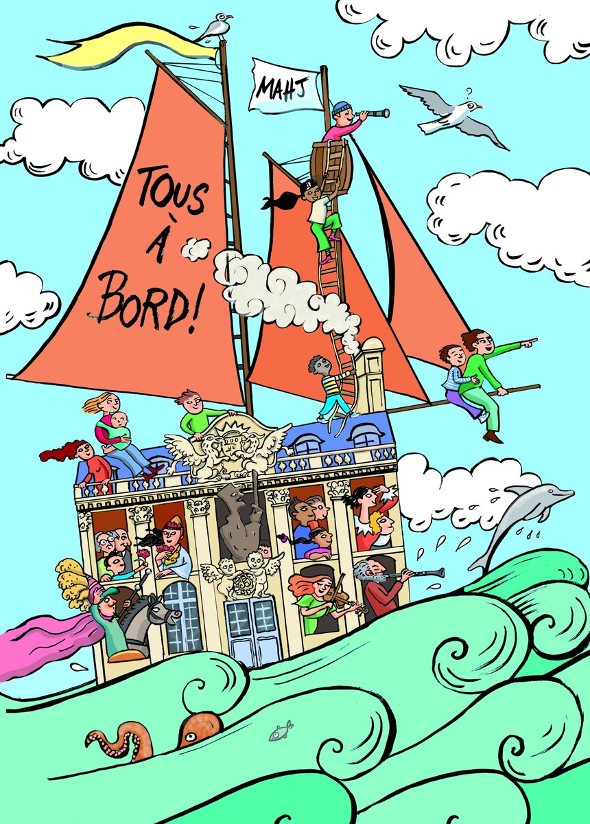 Rappel : ce #dimanche
Journée en #famille : Tous à bord !
Pour tous les âges à partir de 3 ans

Au programme, un navire-#manège installé dans la cour du musée par le collectif la Voûte nomade, des #ateliers, des gourmandises, un concert participatif... cutt.ly/KBYZZR2