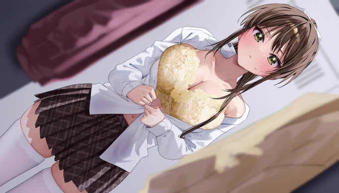 【お知らせ】戯画最新作「ガルフラ」にてゲストイラストを描かせていただきました!ゲーム本編と初回版特典のイラストブックに収録されますのでよろしくお願いいたしますご予約→  