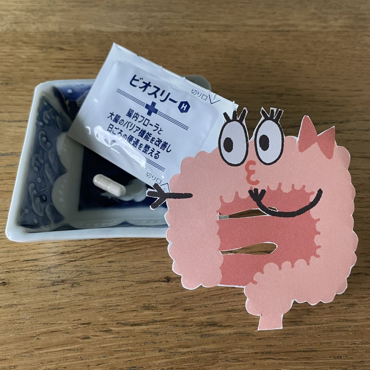 ocho_hujin's tweet photo. 潰瘍性大腸炎の強い味方、BIOTECTとビオスリー。お腹が不安定な時に確実に働いてくれる御守り的存在。1種類の乳酸菌だと腸が慣れてしまうそうなので、ワタクシは交互に頂いています。#潰瘍性大腸炎 #腸活 #乳酸菌 #ビオスリー #BIOTECT #酪酸菌 https://t.co/rqLRBXrjXB