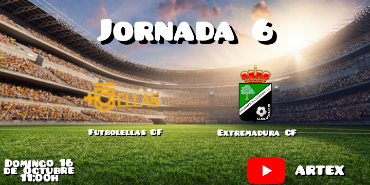 Este domingo tenemos fútbol!! Volvemos a viajar a Madrid para el partido que enfrenta al <a href="/futbolellascff/">Futbolellas CFF</a> y al <a href="/extremadurafem/">Extremadura Femenino CF</a> , en el que ambos conjuntos buscarán redimirse de sus respectivas derrotas de la pasada jornada.

📺Enlace al directo: youtu.be/7VypJsaXId4