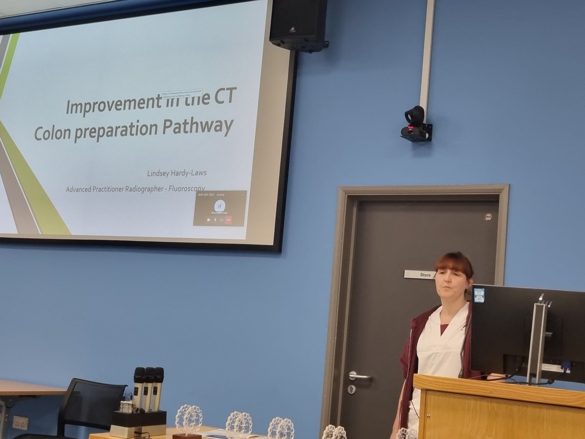 South Tees AHPs Day. Another gem from the Radiographers. Thank you for showcasing your excellent practice and an improvement in patient pathways <a href="/SouthTees/">South Tees Hospitals</a>  @NENCAHPFaculty