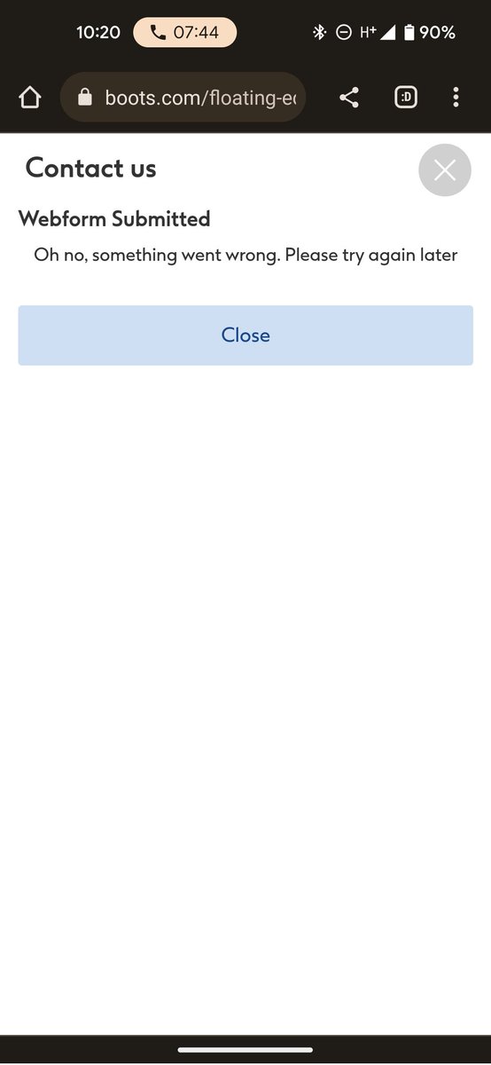 tryrobbo's tweet image. . @BootsUK your online complaints form is broken. How can I make complaints about in store experience?