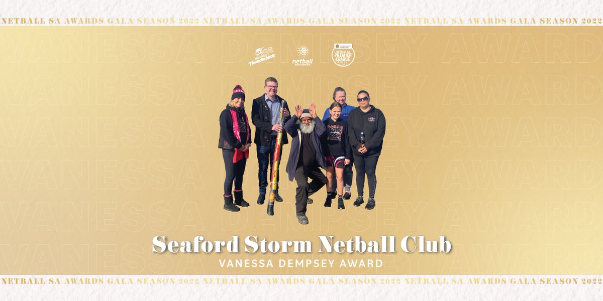 The Seaford Storm Netball Club are this year’s recipients of our Vanessa Dempsey Award 🖤💛❤️ READ: bit.ly/3CWGmP0 #NSAAwards22