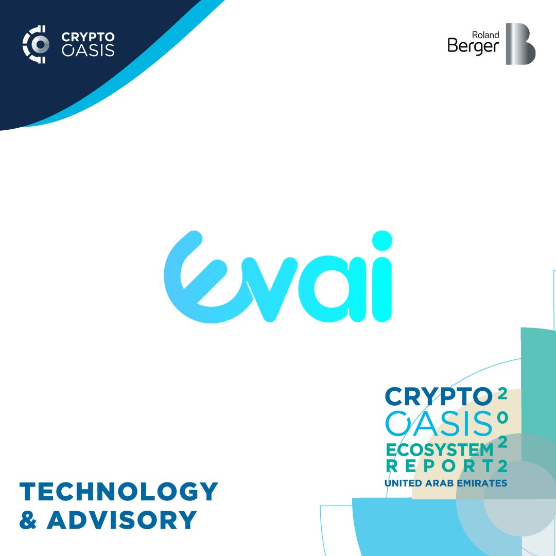 evai_io's tweet photo. The @CryptoOasisUAE Ecosystem Report 2022 for the UAE is now LIVE, with Evai receiving a special mention!π
β
Check it out by downloading a copy of the report through this link: https://t.co/T7BL8ddif1
β
#Crypto #CryptoRatings #Blockchain #AI #CryptoOasis #EcosystemReport https://t.co/M4MIk5WHFy