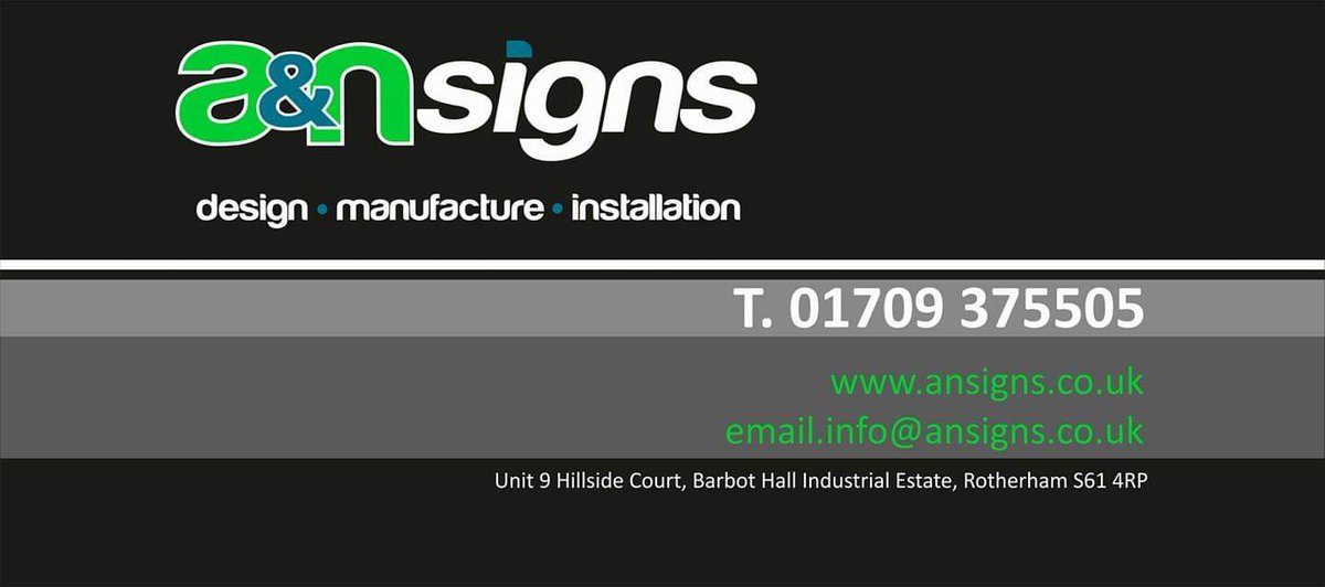 Rawmarsh St.J JFC (@rsjjfc) on Twitter photo If you are wondering where the advertising boards come from <a href="/ansigns/">A&N Signs Rotherham</a> are the clubs providers...
Another local business providing <a href="/RSJJFC/">Rawmarsh St.J JFC</a> with goods and Sponsorship.
#oneclubππ€β½οΈ
#Rawmarsh
#onecommunity If you are wondering where the advertising boards come from <a href="/ansigns/">A&N Signs Rotherham</a> are the clubs providers...
Another local business providing <a href="/RSJJFC/">Rawmarsh St.J JFC</a> with goods and Sponsorship.
#oneclubππ€β½οΈ
#Rawmarsh
#onecommunity