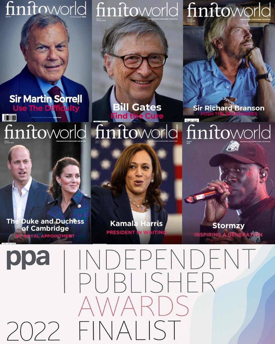 finito's tweet photo. ๐ Finito World Magazine ๐
Our sister organisation, @FinitoWorld, has been selected as a finalist by the Professional Publishers Association in the #GameChanger category.
๐https://t.co/o86SAKQFrr
#Employability #Finalist #Awards #Publishing #Distrupter #thoughtleadership https://t.co/IgxK6vnAoW