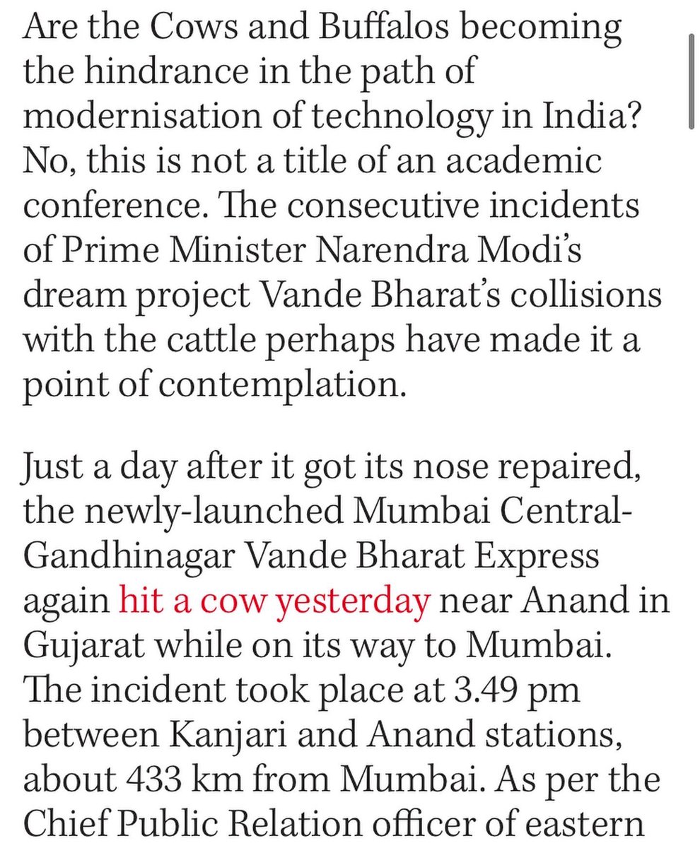 Collision course!
- <a href="/WorldOfHalahala/">Appupen</a> 

#vandebharatexpress #gaumata #gomootra #thosewholoveus #madeinindia #cowisawesome #cowclucksclan #satire #politics #india