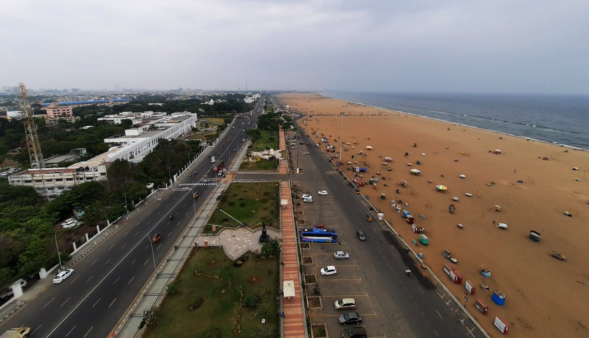 Pichumani_TH's tweet photo. The Marina Beach in Chennai https://t.co/XO4g9wsjoL