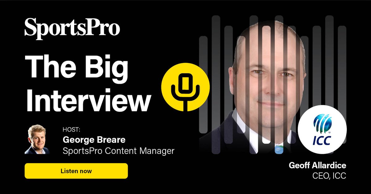 🏏 I was always going to enjoy this one..

It was great to sit down with Geoff to explore the future of cricket and the <a href="/ICC/">ICC</a>'s role in it, including

🇺🇸 The USA as a growth market
🎯The move to a D2C strategy
📱 Why data is vital for growth

Listen now 👉 pod.fo/e/146bc8