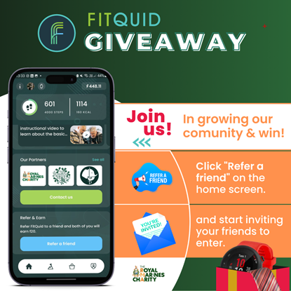 theRMcharity's tweet photo. RMA has exclusive access the exciting free @FitQuid app that encourages members to be rewarded for being active.

1- Download the app at https://t.co/9VdpfjdBR7 
 
2- Invite your oppos for a chance to win prizes such as @GARMINUK watch, cycling accessories, etc. https://t.co/ASmjcqsl9V