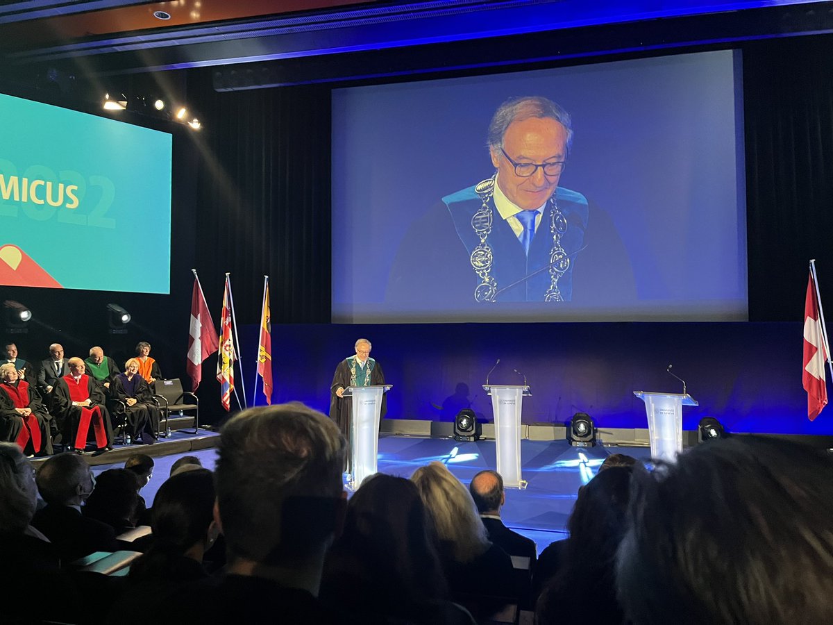 Dies academicus 2022 : 4 Doctorats Honoris Causa…4 femmes !! 👏🏼👏🏼👏🏼👏🏼<a href="/FlueckigerYves/">Flückiger Yves</a> <a href="/unige_int/">UNIGE International</a>