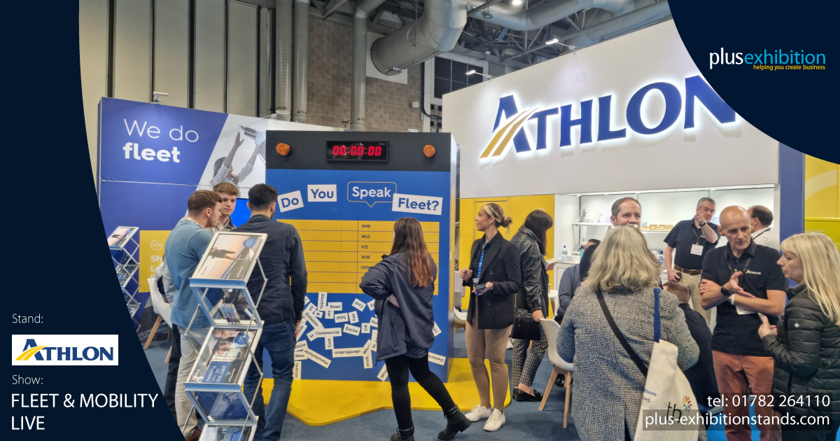 theplusgroupuk's tweet photo. The addition of an interactive game board and prizes really drew the crowds to Athlon’s stand at this year’s Fleet and Mobility show. If you want the crowds flocking to your next exhibition stand, call us today on 01782 264110 or visit https://t.co/cKkdli94yj https://t.co/QOX1L18CqS
