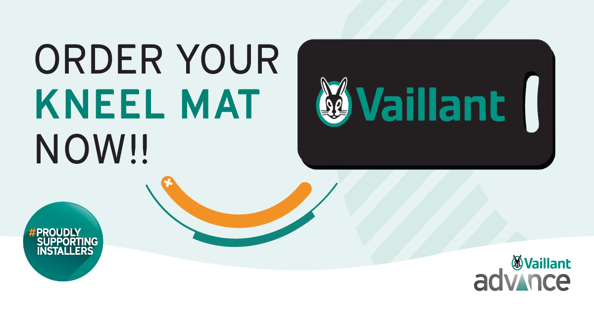 Protect your knees whilst installing! 🔧 The Vaillant kneel mat is lightweight, durable and can be yours for just 80 credits! 👍 Head over to the catalogue to order yours - vaillant-advance.co.uk/CreditRewards #ProudlySupportingInstallers #HeatingEngineers #VaillantUk #VaillantAdvance