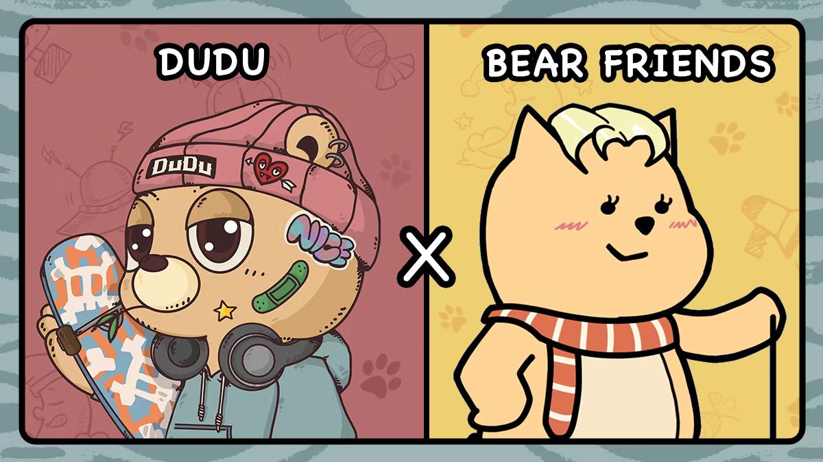 Bearfriends X DuduLab

🐻Giving away:
5x DUDU WL Spots  &amp;  3x Bear Yummies lists!

To enter:
▫️ Follow <a href="/dudulabNFT/">DuDu</a>  + <a href="/BearFriends_NFT/">BearFriends</a>
▫️ RT 🔄 Like ❤️
▫️ Tag 3 frens who are still here 🫡

48 hours