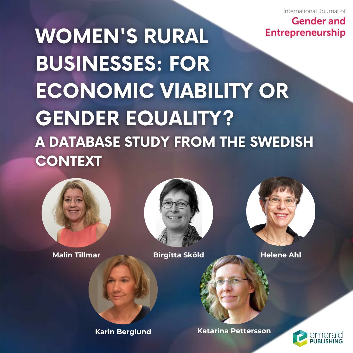 IJGenderEntrepr's tweet photo. Have you wondered to what extent women's entrepreneurship contributes to gender equality and economic viability?
Then this is the paper for you!
The authors discuss how family, business and industry factors influence earnings.
#IJGE #entrepreneurship #journal #research #gender https://t.co/GKHOiMUspp