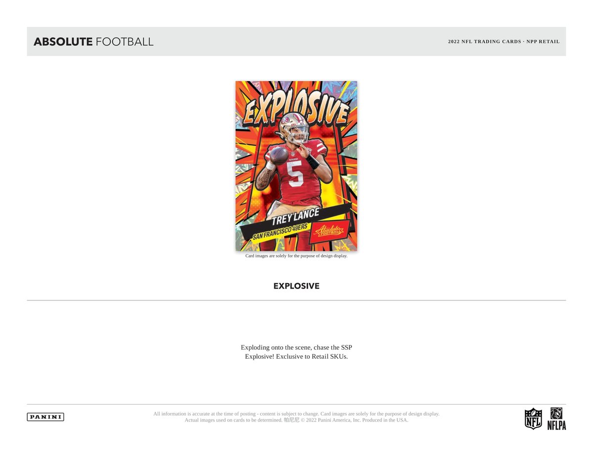 MintHeadquarter's tweet photo. 2022年11月発売予定🏈NFL 2022 PANINI ABSOLUTE FOOTBALL BLASTER【製品情報】 | Trading Card Journal https://t.co/WjR8pGWGl2
#PANINI 社 #NFL 公式 #アメフトカード の人気ブランド「アブソリュート」2022年ブラスター版!#paniniabsolute #アメフト #footballcards #トレカ https://t.co/867lVYf0jX