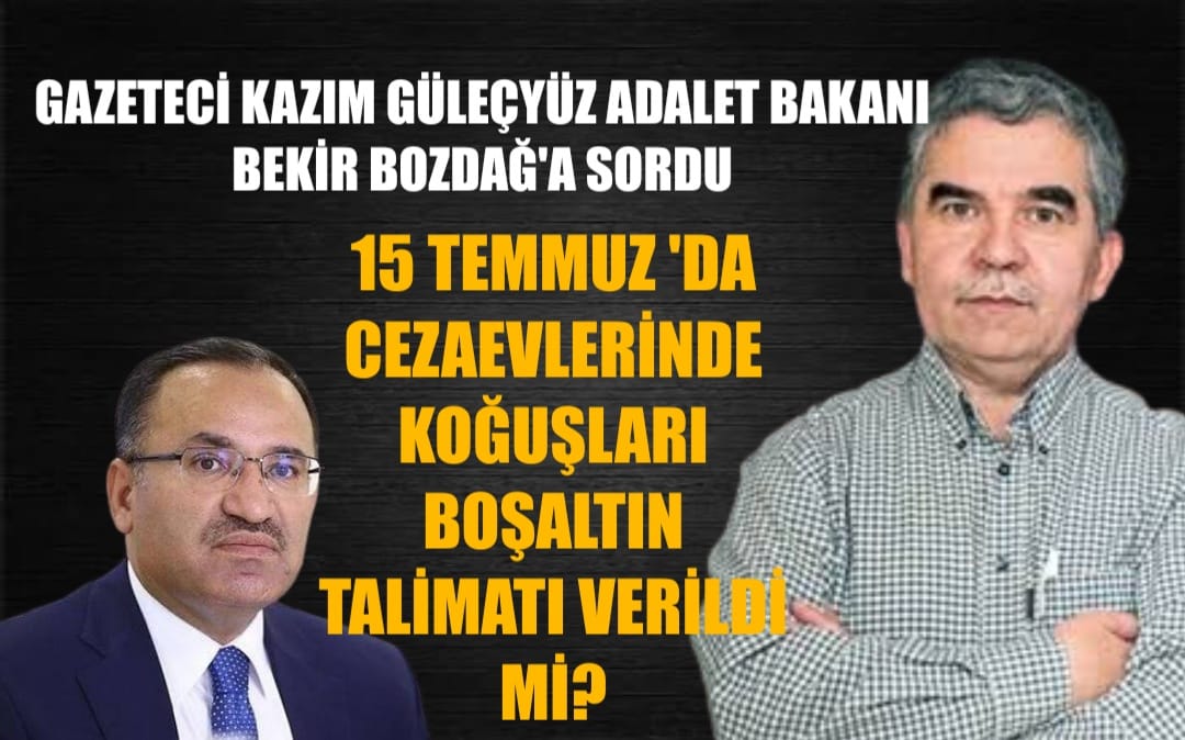 💥Gazeteci Kazım <a href="/gulecyuzk/">gulecyuzk</a> ,  Adalet Bakanı <a href="/bybekirbozdag/">Bekir  Bozdağ</a> 'a Sordu:

🔹" #15Temmuz Öncesi Cezaevlerine 'Koğuşları Boşaltın' Talimatı Verildi Mi?"

İzlemek İçin
👇👇👇
🔗youtu.be/2UkD2p2HgVk
