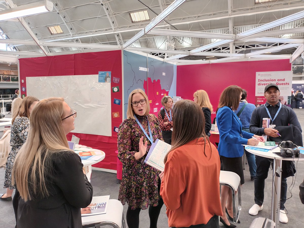 esca_will's tweet photo. Reflecting on a fantastic #cclive22 #25yearsofcclive with @Essex_CC #SocialCare teams this week. Hope you had a chance to see us and take in some of the workshops on #OccupationalTherapy in LD&A, #systemic practice in #asc and the #Inclusion and #Diversity Quest @ECCESCA https://t.co/SBt3rHoYpu