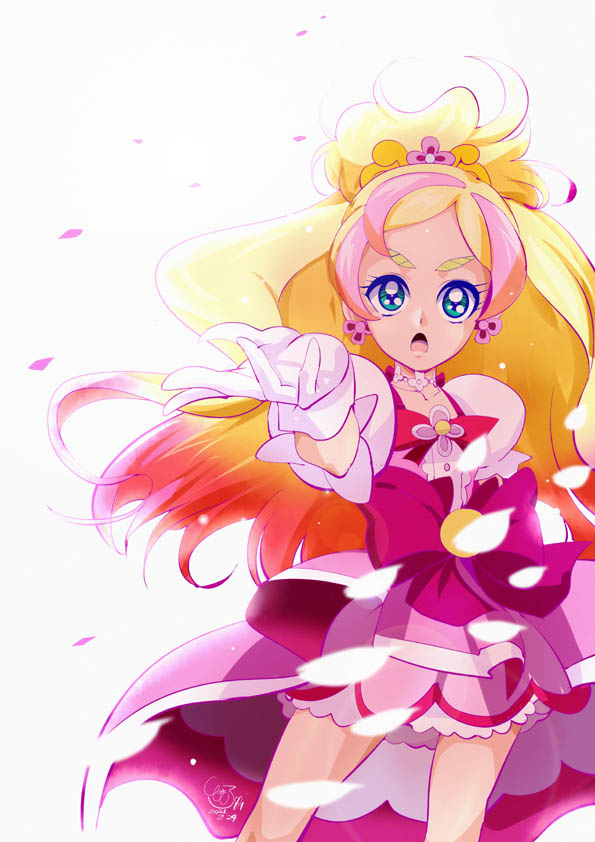 咲き誇る花のプリンセス #同じ人が描いた温度差が凄い絵を貼る 