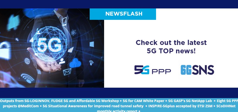 5gdrones's tweet photo. #LearnAbout5GDrones: The latest issue of 5GPPP newsflash is now available! Issue 68 is online and gives details about the latest news related to 5G projects. You may find it online here: https://t.co/wueBdjmHW6 
@5GPPP @UniOulu https://t.co/0Y9k3LO1iS