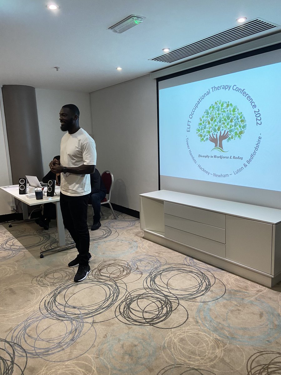 Amazing inspirational talk by Kwaku Agyemang  <a href="/NELondonAHPs/">NELAHPS</a> #diversebyrolesandworkforce