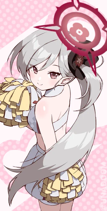 ムツキに応援してもらいたい…#ブルアカ 