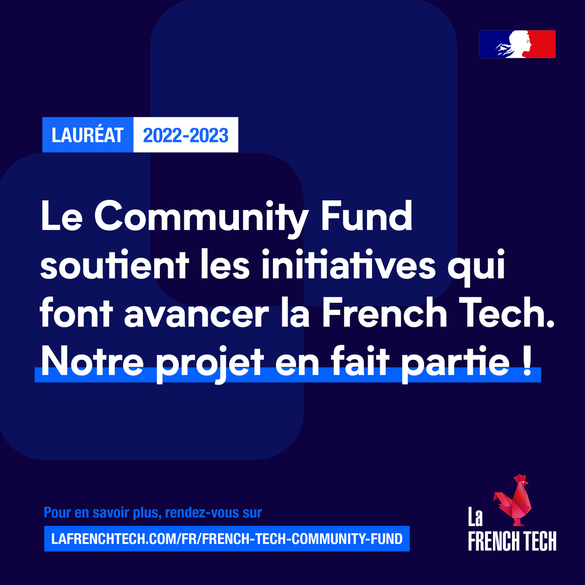 fr_logistique's tweet photo. Fière d'être l'un des 129 projets lauréats du #FrenchTech Community Fund 2022-2023 ! Ce financement permettra de mener à bien le projet « InfoValo Innovation Logistique » en informant l’écosystème d’innovations en logistique #SupplyTech et en valorisant les appels à projets. 🦾 https://t.co/ZTtVFxF3Pp