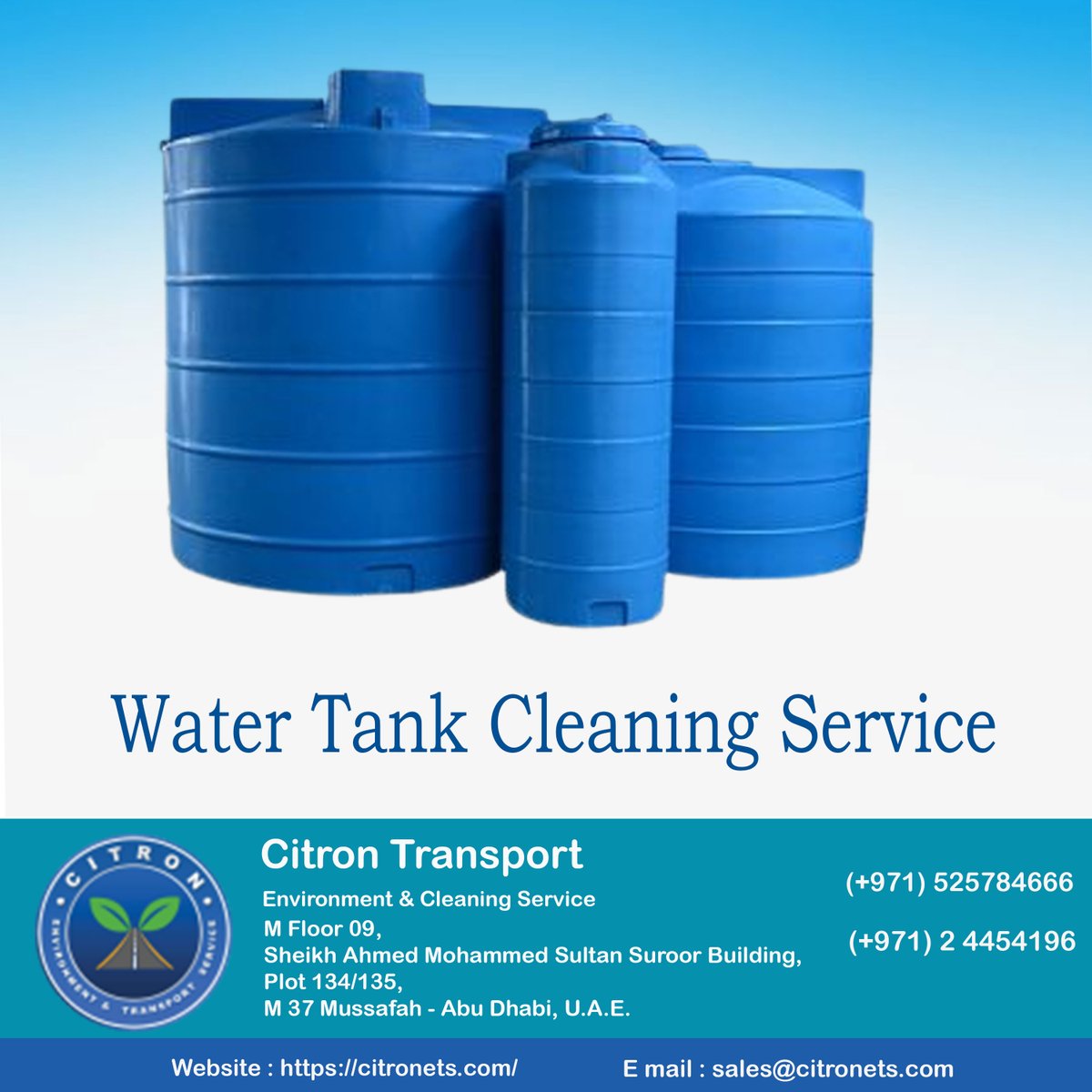 Cleaning and sanitizing water tanks make sure that a tank is disinfected, it is safe and safe to drink.
(+971) 525784666
sales@citronets.com
citronets.com/water-tank-cle…
#watertankcleaning #watertankcleaningservice #abudhabi #cleaningservice #disinfectioncleaning #cleaningwatertank