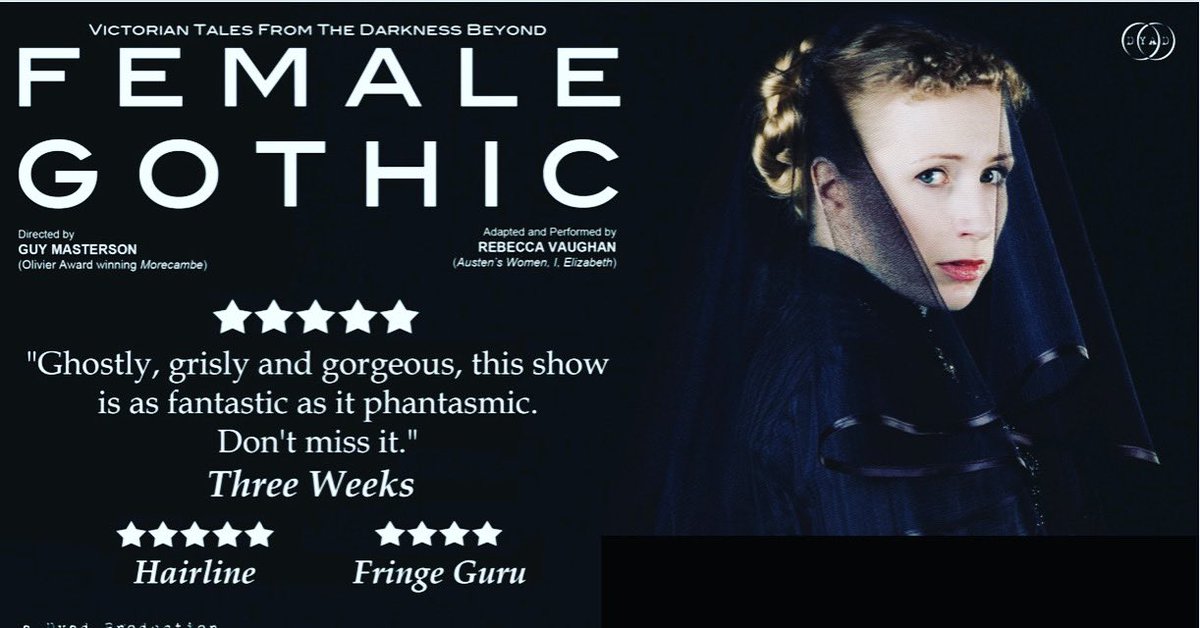 dyadproductions's tweet photo. FEMALE GOTHIC at @iontastheatre #Castleblayney

It’s #Halloween season: be thrilled by 3 lost #gothic spine-tinglers from the great #Victorian #femalewriters.

📅 29 Oct
🎟 https://t.co/nKW0RuEPhk

★★★★★ ’A macabre masterpiece’ (Three Weeks)
#theatre #countymonaghan #Ireland https://t.co/QkYrJ1plaY