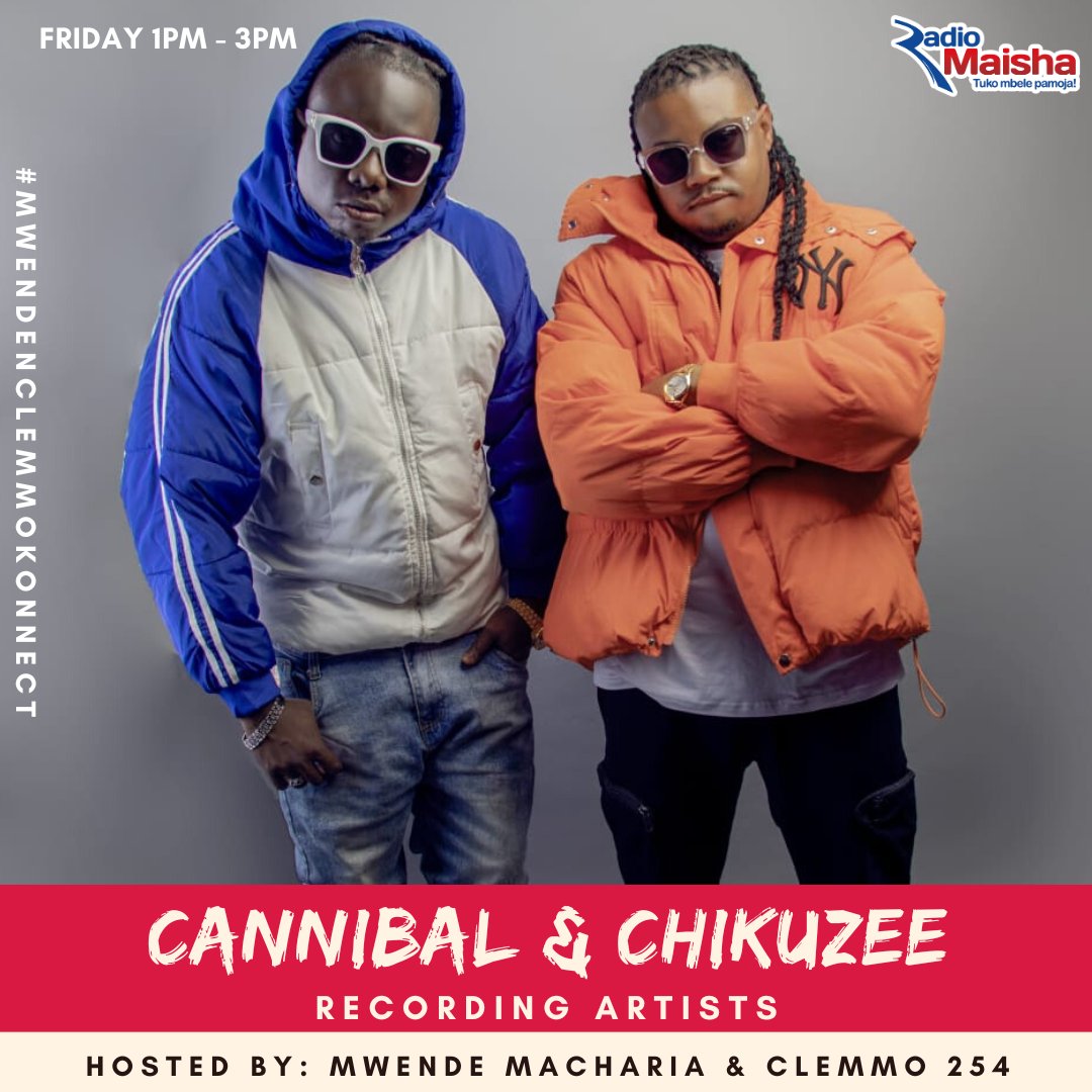 Up next on Konnect, Cannibal na Chikuzee watakuwa live in studio to