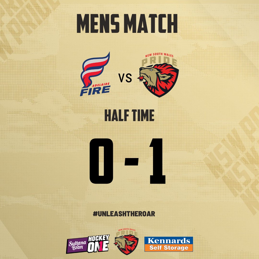 Our NSW Pride Men's team get a point on the board in the final seconds of quarter two to take us into the lead at half time 

<a href="/H1League/">Hockey One</a> #unleashtheroar