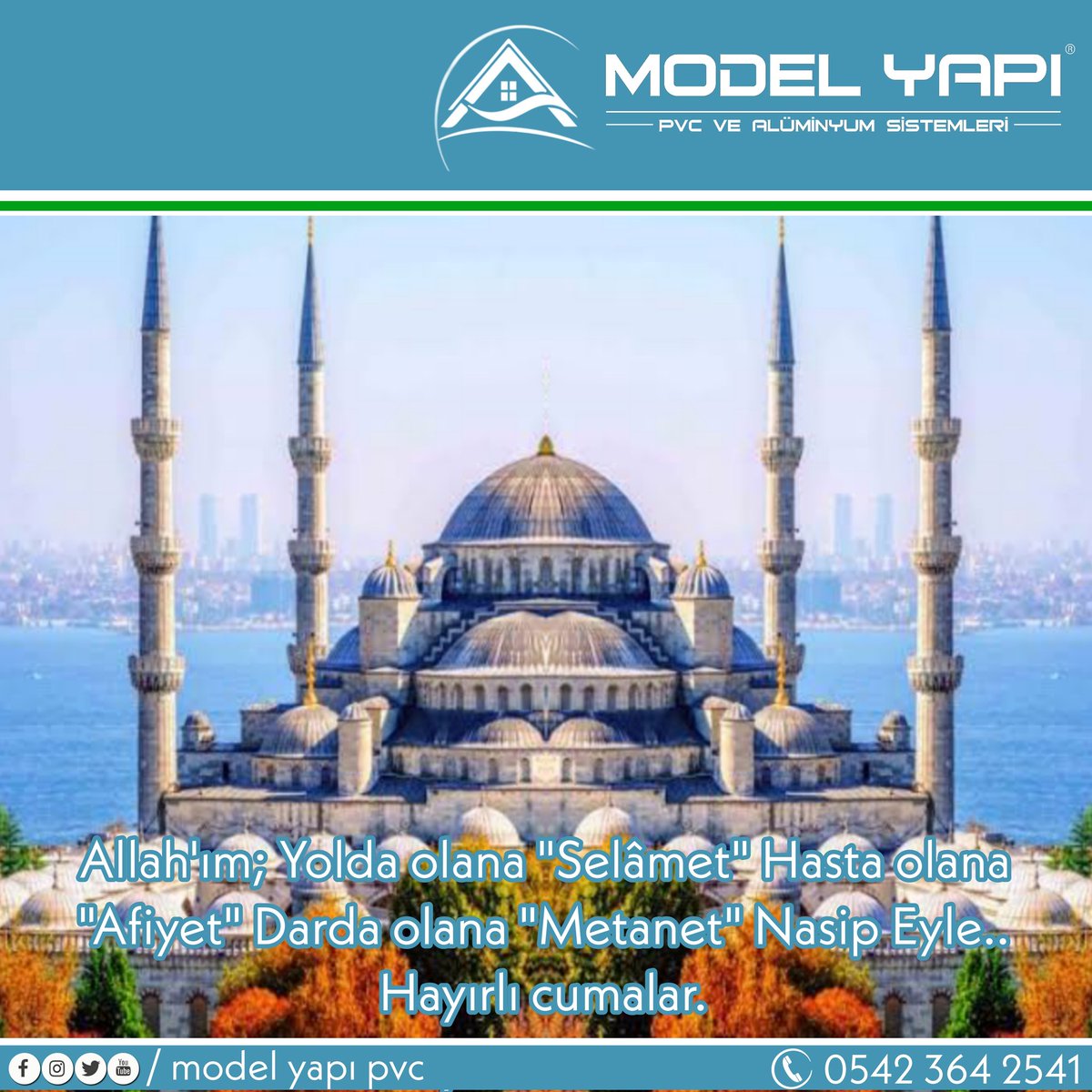 ModelPenTR's tweet photo. Allah'ım; Yolda olana "Selâmet" 
Hasta olana "Afiyet" 
Darda olana "Metanet" 
Nasip Eyle.. Hayırlı cumalar. https://t.co/xKJi4kAs5a
