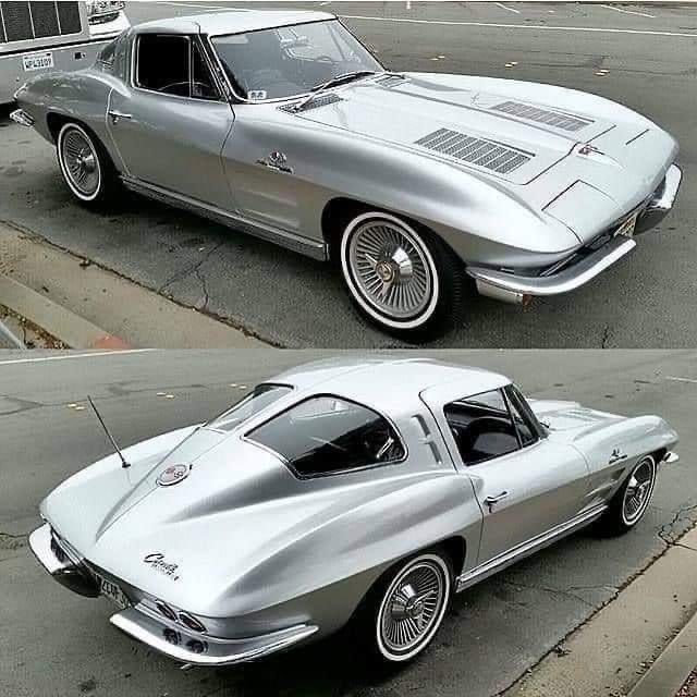 Th gorgeous 63 Fuel Injected Corvette…love that split window…