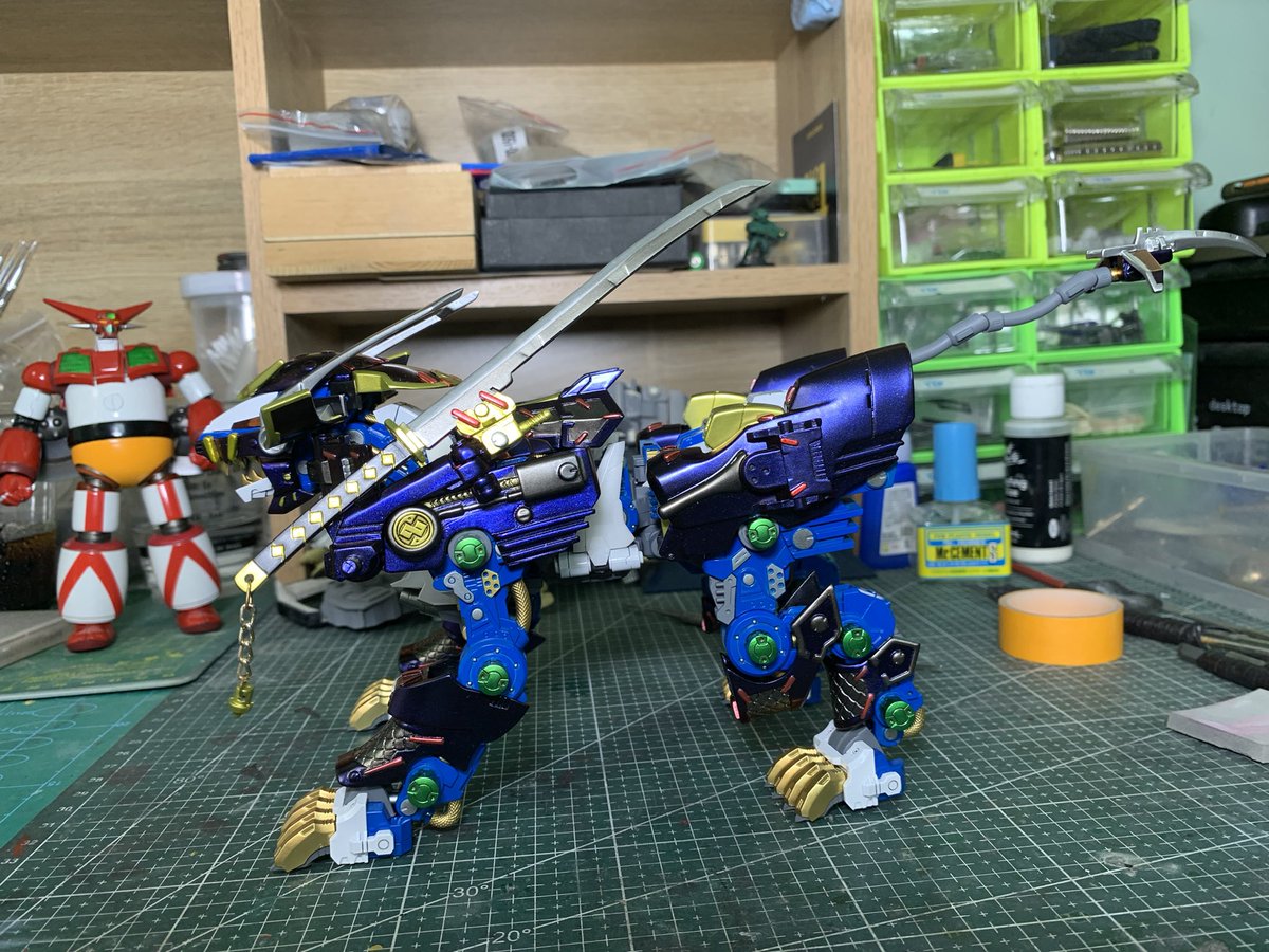 Wuang18's tweet photo. Blue Souga Gusoku Myokoh Armor done. HMM Blue Souga by @lee_datt
#zoids #HMM #ゾイド #zoid #zoidsgeneration #zoidschaoticcentury #zoidsnewcentury #zoidshmm #commissionsopen #painting #zoidscustom #custom #gkmodel #ligerzero #HMMLigerZero #ligerzero #bluesouga #gusokumyokoh https://t.co/pgrf1YOPVa