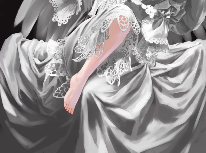 シワを描いては消し描いては消し3枚目までに一日旅してた 