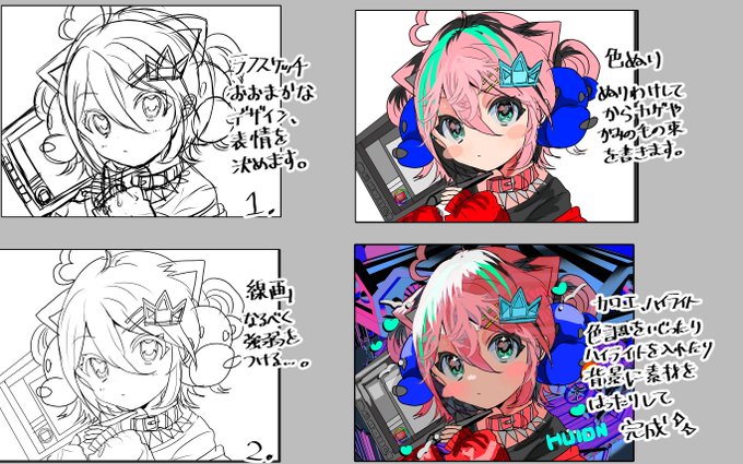 HUION様(@HuionLeon_JP)より、「Kamvas Pro13(2.5K)」をご提供いただきました。
こちらはイラストメイキングと、製品レビューです。
鮮やかな発色で楽しく描くことができました。

 製品リンク→https://t.co/kAJaUG2JNB

#PR 