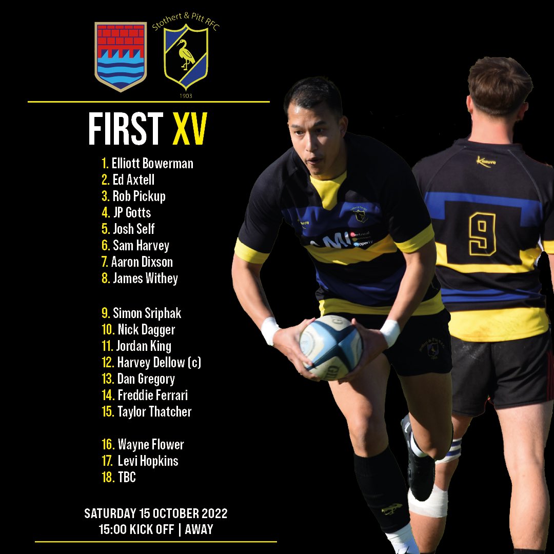 Stothert & Pitt RFC (@stotherts) on Twitter photo TEAMS UP! ๐
๐ <a href="/Oldsuliansrfc/">Old Sulians RFC</a> 
๐ Saturday 15th October 2022
โฐ 15:00 kick off
๐Lansdown Road, Bath
๐ Tribute Counties 3 Somerset North 
#UpThePitt๐ต๐กโซ๏ธ TEAMS UP! ๐
๐ <a href="/Oldsuliansrfc/">Old Sulians RFC</a> 
๐ Saturday 15th October 2022
โฐ 15:00 kick off
๐Lansdown Road, Bath
๐ Tribute Counties 3 Somerset North 
#UpThePitt๐ต๐กโซ๏ธ