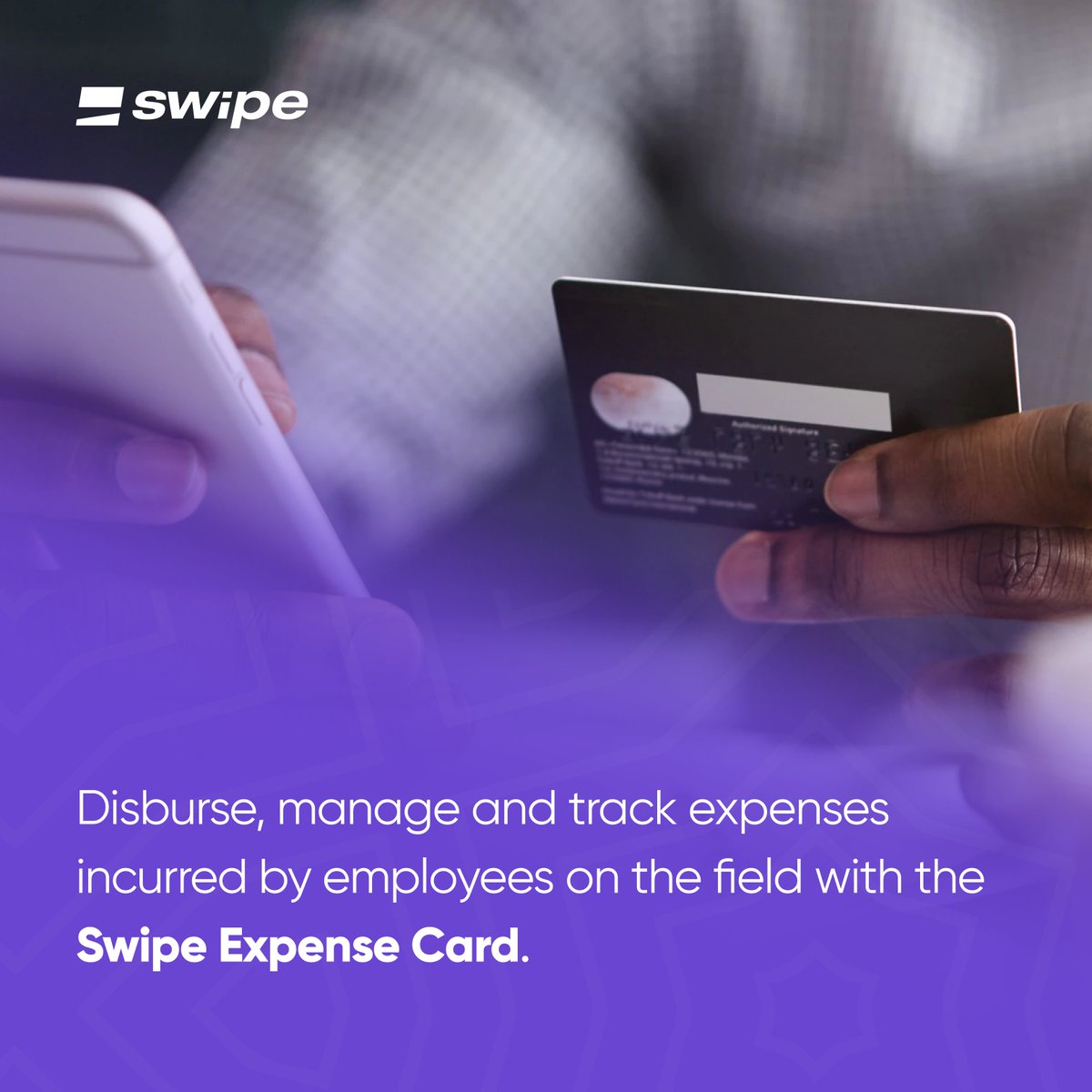 get_swipeNG's tweet photo. Businesses can now keep track and manage their expenses better with our Swipe Expense Card.
Get started today! Our DMs are open for inquiries.
#swipe #swipeng #SwipeCard #expensemanagement #businesses #SME https://t.co/k5j8xIhnWn