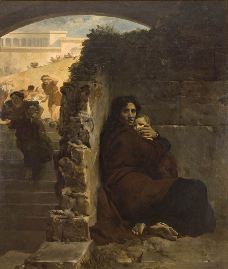mbar_officiel's tweet photo. [#Collectionspermanentes]🖼Scène du massacre des innocents, 1824. COGNIET, Léon.👉Pour savoir plus sur ce tableau, suivez la visite du mois : une sélection d'histoires effrayantes✨

>> Prochaines visites : Tous les samedis et dimanches d'octobre à 16h⏰✅Gratuit/tout public https://t.co/z0STI0ejne
