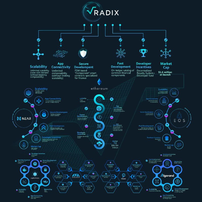 mavijean00's tweet photo. @rjun233 @VEELEE00 You can take look at this comparison, this is the reason why #radix is the most future proof #layer1 project man https://t.co/JDXOEfSaLK