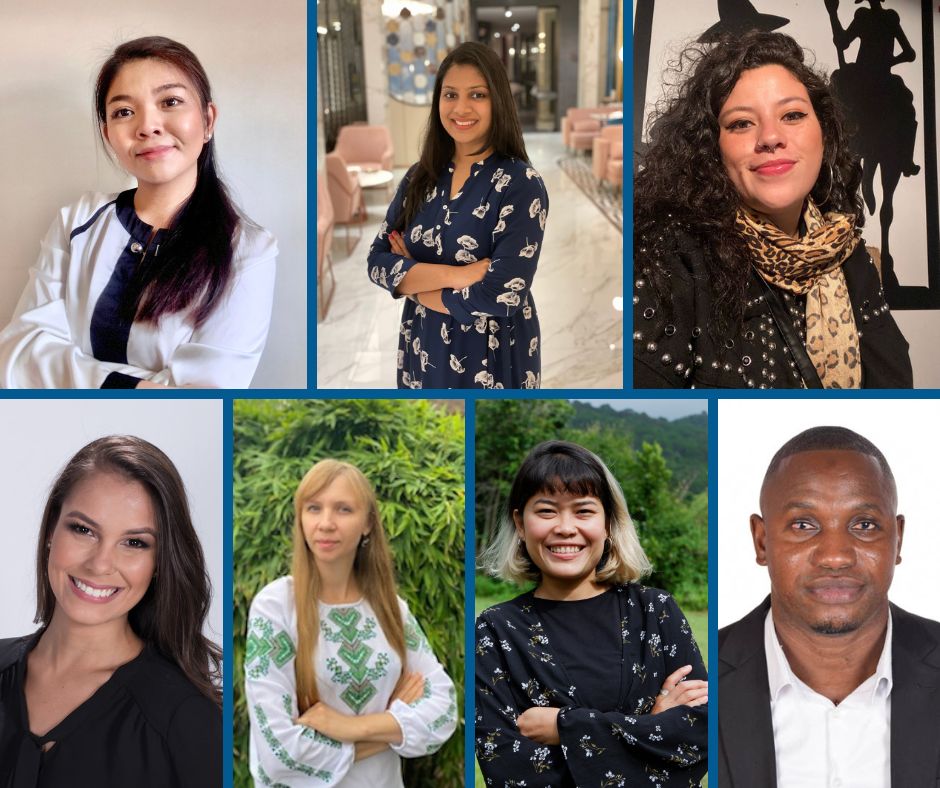 UBRotaryPeace's tweet photo. Welcome to our Class XXI Rotary Peace Fellows! Our new cohort of Peace Fellows have joined us @UniofBradford  to begin their degree programs. You can read their individual biographies on our webpage to learn about their experiences - https://t.co/L0OiIqCJJv https://t.co/Q3X2X9ut5K