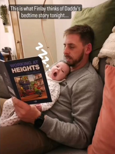 At <a href="/AquaterraT/">AquaTerra Training</a>, we are always focusing on developing the knowledge and expertise of upcoming training instructor talent!

Baby Finlay is learning the ropes - quite literally - from his Daddy, our Instructor Joe Saunders, ahead of a budding future career!