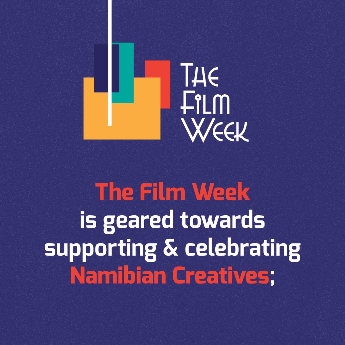Namibia_F_C's tweet photo. The Film Week is geared towards supporting &amp; celebrating Namibian Creatives.
Here are our Goals &amp; Objectives for the #NFCFilmWeek.

#NFCFilmWeek #NamibianFilms #NamibianStories https://t.co/YmlFyZ1V5p