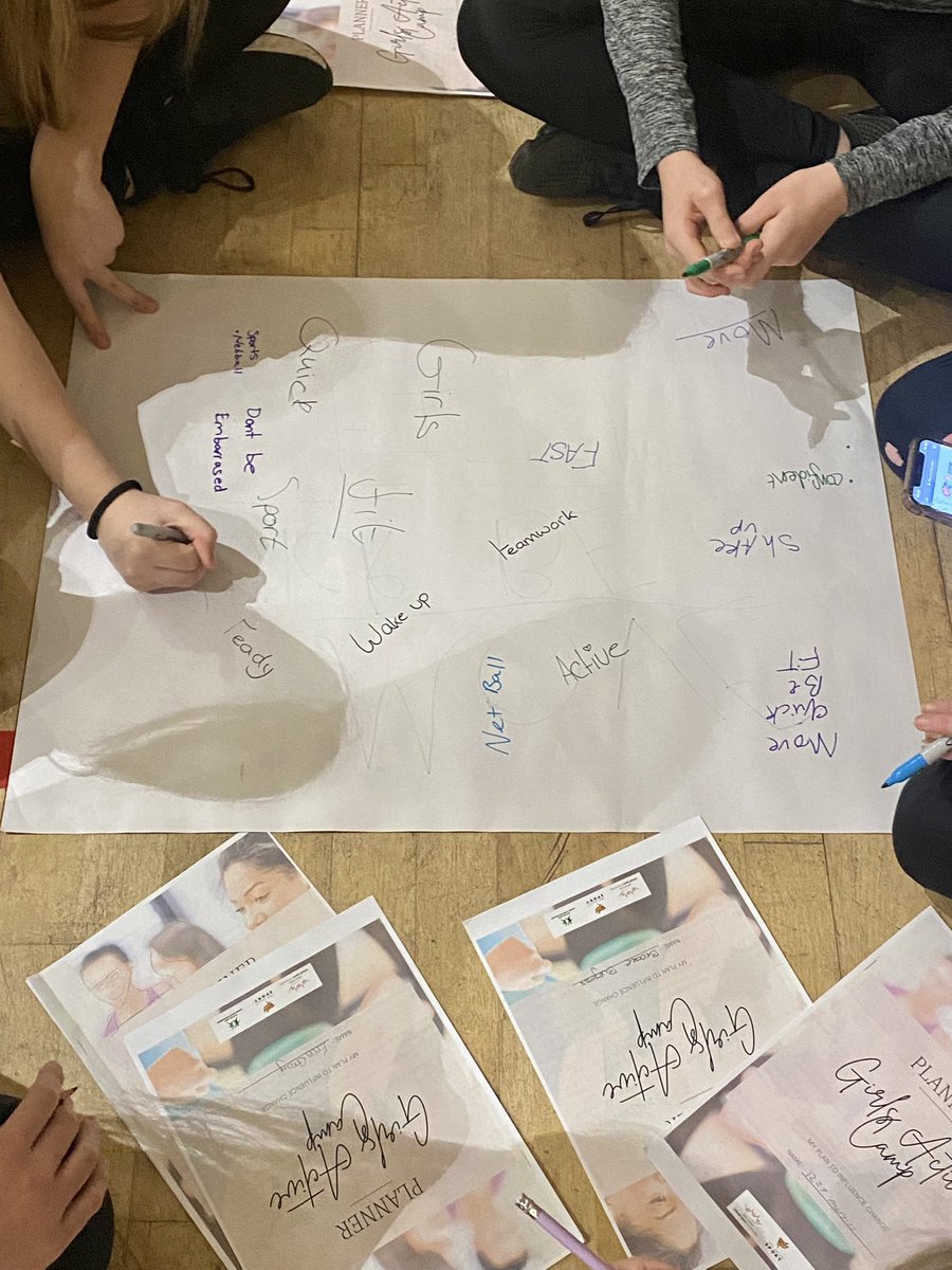 ClevelandSSP_'s tweet photo. The girls are learning how to make a campaign and coming up with a slogan.. https://t.co/Y9QnotQE9w