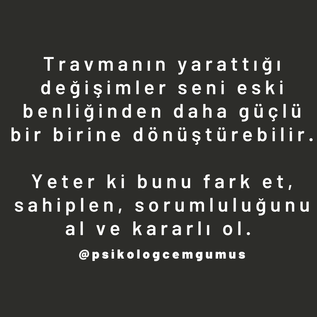 PskCemGumus's tweet photo. TRAVMA SONRASI DEĞİŞİM HAKKINDA https://t.co/GqL9LgOFOo