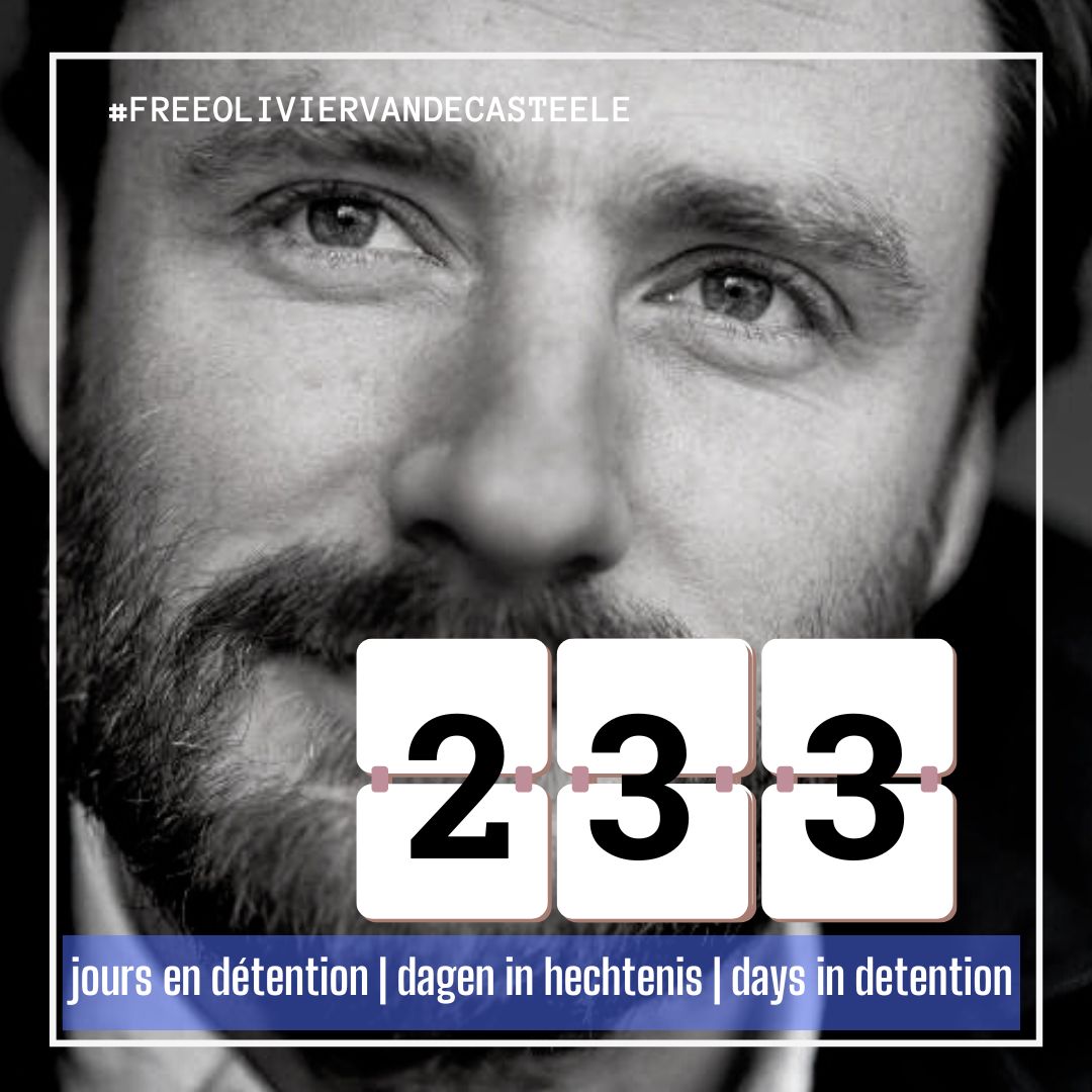 FreeOlivierVDC's tweet photo. 😢 Everyday is a day too much… You are missed … 💔
#233days of unjust detention for Olivier 😢
Support #freeoliviervandecasteele 👇
Sign & share the petition requesting his immediate release https://t.co/Lt2s0alTnU ✍️
#Thankyou #notatarget #oliviervandecasteele 🙏 https://t.co/xoCMcKYuih