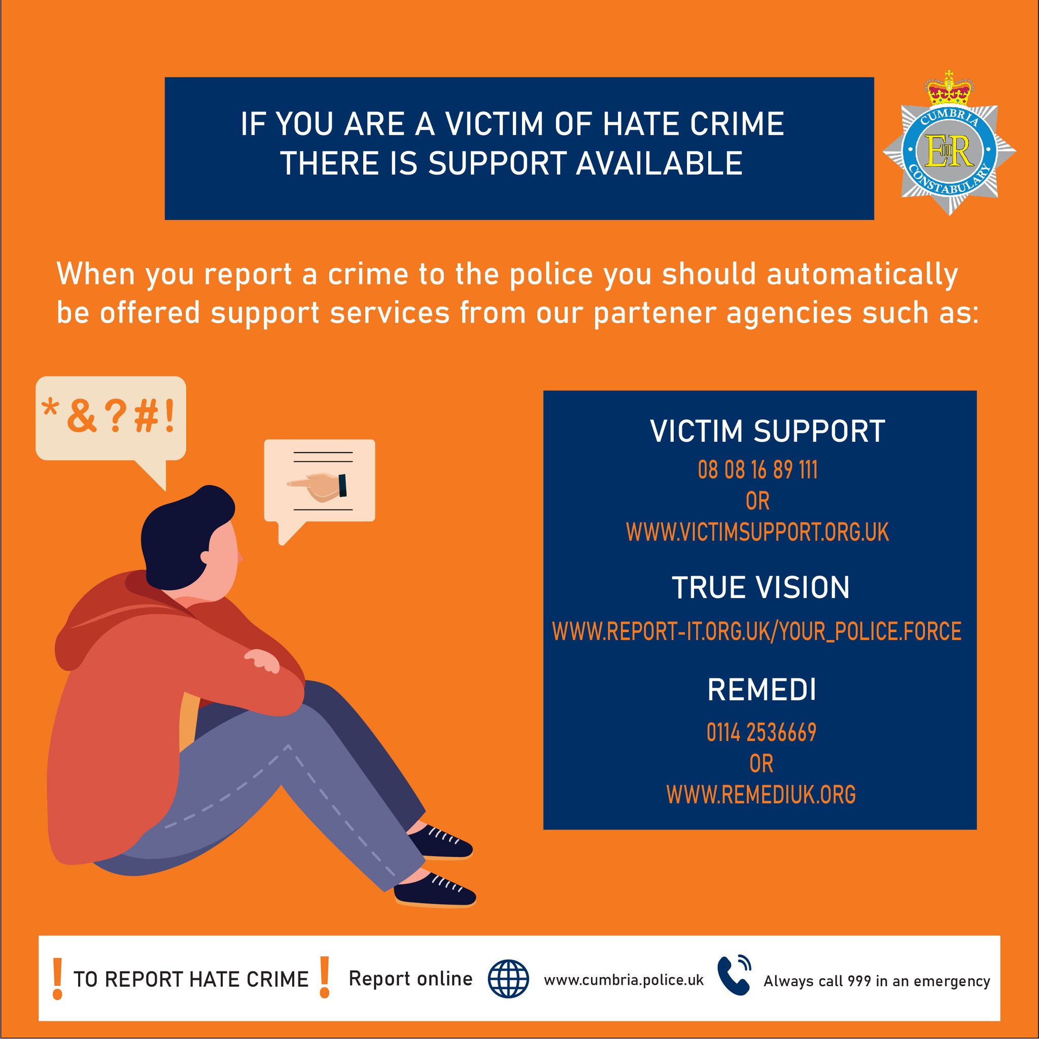 Cumbria Police on Twitter: "There is support available if you are a Cumbria Police on Twitter: "There is support available if you are a