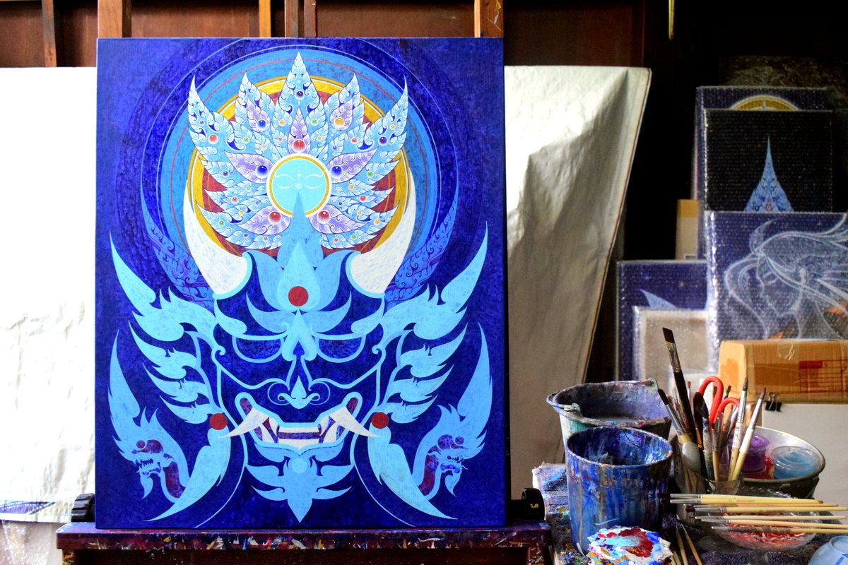 pou_wanat's tweet photo. 🔵🔵"Blue Oni Mask"🔵🔵

This is a tweet that will update the latest progress of this piece, please stay tuned.

#AllBlue #NFT買います https://t.co/6EzUsnSTGw