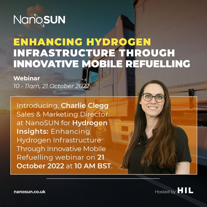 NanoSUNH2's tweet photo. We're delighted to announce our Enhancing Hydrogen Infrastructure Through Innovative Mobile Refuelling webinar with @H2Leaders on 21st October 2022. 👇

Register here: https://t.co/SBJ9iuBopq

#H2Leaders #Hydrogen #Transportation #Mobility #NanoSUN #PioneerHRS https://t.co/EFCdaOrwjv