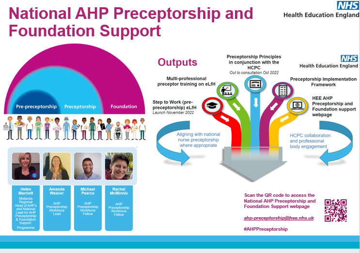 NHSE Workforce, Training and Education - Midlands (@nhshee_midlands) on Twitter photo The National Allied Health Profession (AHP) Foundation Preceptorship programme of work has been established to ensure that AHPs receive high quality preceptorship and foundation support in the early years of their career. Read more: orlo.uk/k5tWT #AHPsDay <a href="/MidlandsAhps/">Midlands AHPs</a> The National Allied Health Profession (AHP) Foundation Preceptorship programme of work has been established to ensure that AHPs receive high quality preceptorship and foundation support in the early years of their career. Read more: orlo.uk/k5tWT #AHPsDay <a href="/MidlandsAhps/">Midlands AHPs</a>